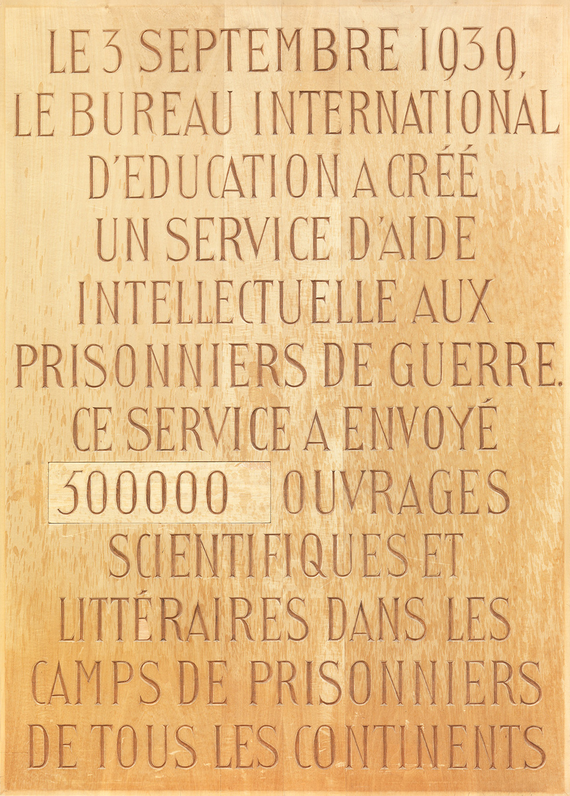 Commemorative plaque Commemorative plaque